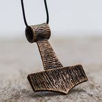 Thor's Hammer Mjolnir Wooden Style Pendant - Viking Workshop - Touch of Modern