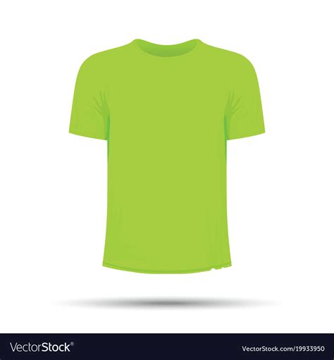 Lime green t-shirt Royalty Free Vector Image - VectorStock