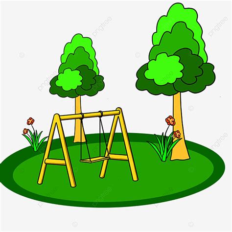 Grass Park Clipart PNG Images, Grass Swing Park Clip Art, Park, Clipart, Green PNG Image For ...