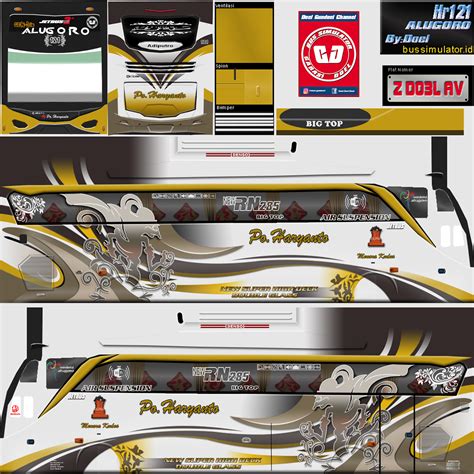 Livery Bus Simulator Indonesia New 6 | Download Livery BUSSID Mod