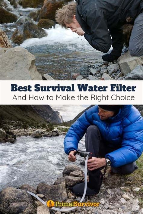 The Best Survival Water Filter – And How to Make the Right Choice