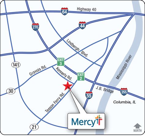 Mercy Hospital South Interactive Map