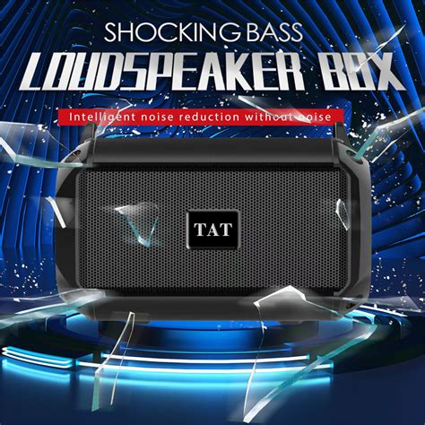 10w Speaker Subwoofer Portable High-Power Wireless Speaker Wireless ...