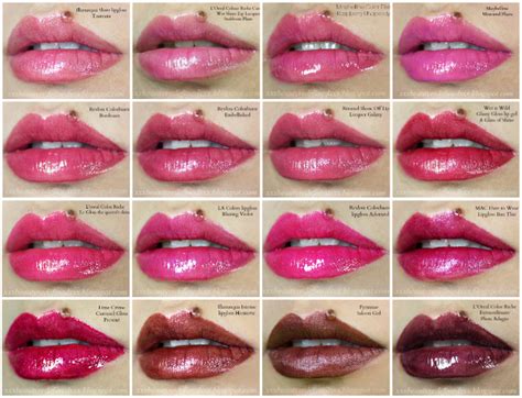 BeautyRedefined by Pang: Lipgloss Swatches (16 shades) - Plums and Berries and Everything in Between