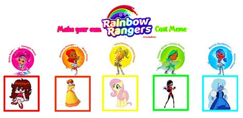 My rainbow rangers cast meme by HS15381 on DeviantArt