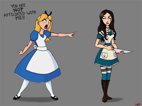 Alice vs. ALICE by NikkiWardArt on DeviantArt