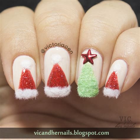 Vic and Her Nails: Digital Dozen Does Winter Wonderland - Day 5: Christmas