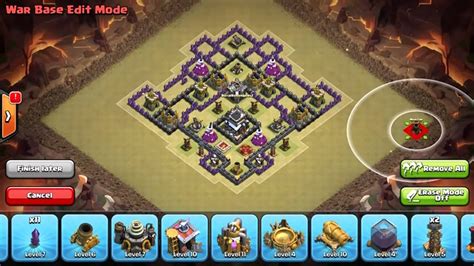 TH9 WAR BASE-ANTI 3 STAR - YouTube