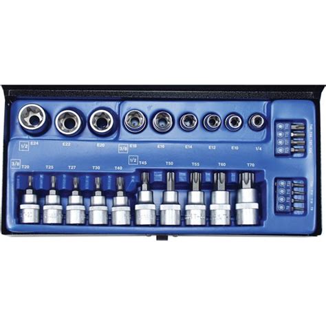 AES Industries - 27PC Star Bit Socket Set - AES Industries