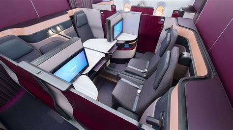 World's best Business Class: Qatar Airways Qsuite A350 from Frankfurt ...