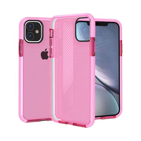 Wholesale iPhone 11 Pro (5.8in) Mesh Armor Hybrid Case (Hot Pink)