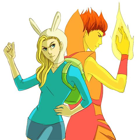 Fionna and Flame Prince by beanaroony on DeviantArt