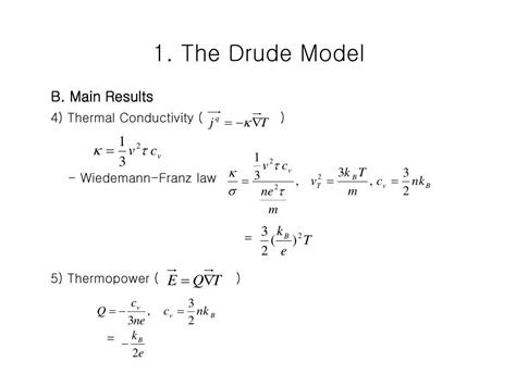 PPT - Overview of Solid State Physics Starting from the Drude Model PowerPoint Presentation - ID ...