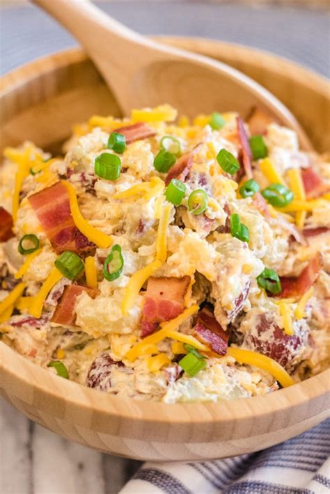 Loaded Baked Potato Salad - Easy Potato Salad Recipe | Devour Dinner