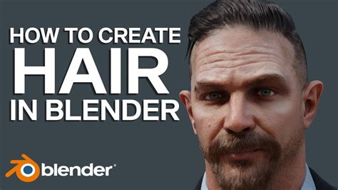 Blender tutorial - How to Create Hair - YouTube