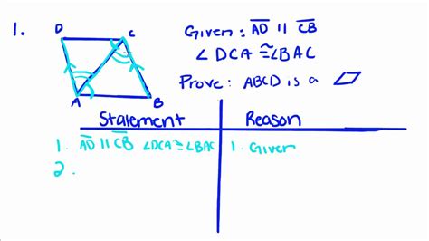 Two Column Proof For Parallelogram - payment proof 2020