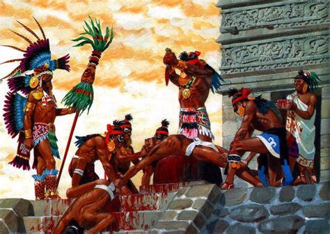 Aztec sacrifice | Spanish Conquest War Art | Pinterest | Aztec and ...