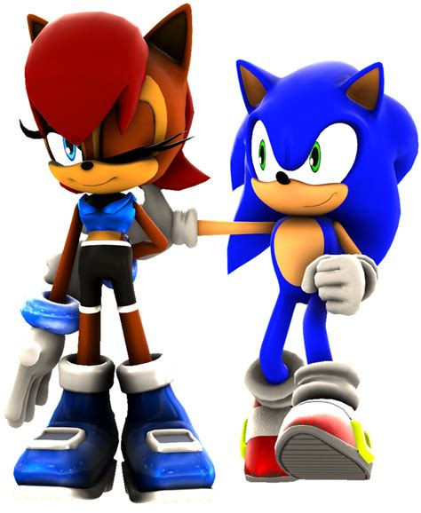 Sonic And Sally Render by nikfan01 on DeviantArt