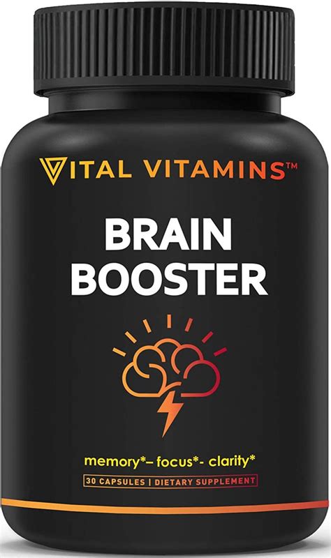 VITAL VITAMINS Brain Supplement Nootropics Booster - Enhance Focus ...