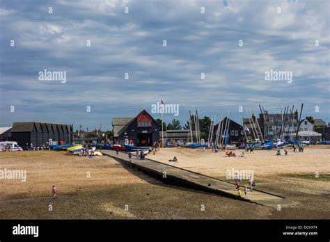 Whitstable Harbour Lifeboat Station Sailing Yacht Club Beach Stock Photo - Alamy