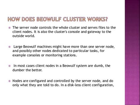 Beowulf cluster