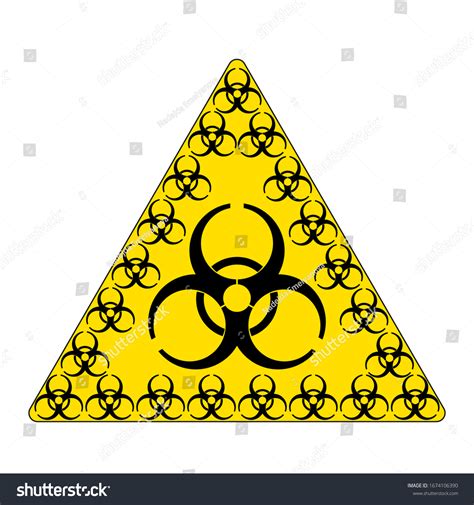 Sign Hazard Vector Illustration Isolated On Stock Vector (Royalty Free) 1674106390 | Shutterstock