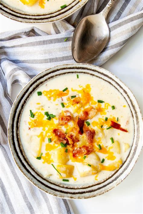 Baked Potato Soup - Craving Home Cooked