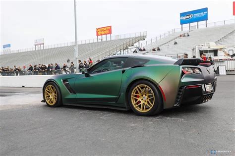 Chevrolet Corvette C7 Z06 Green Forgestar F14 Wheel | Wheel Front