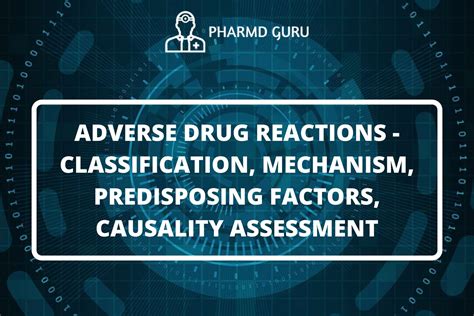 25. ADVERSE DRUG REACTIONS: CLASSIFICATION, MECHANISM, PREDISPOSING ...