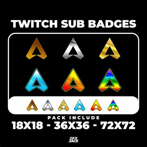 Apex Twitch Sub Badges / Subscriber Badges | Etsy