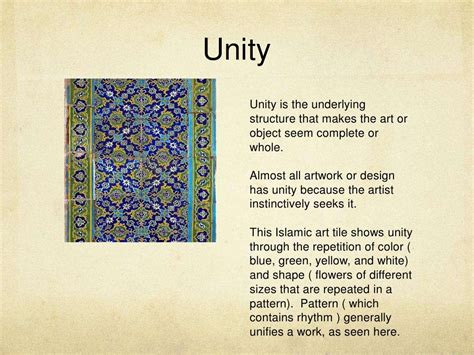 Unity Unity is the underlying