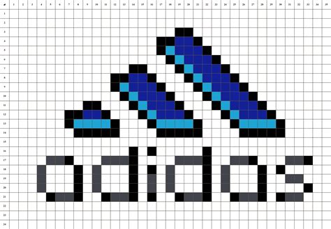 Logo Adidas - Pixel Art | La Manufacture du Pixel