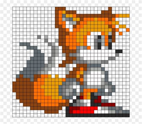 Sonic Perler Pattern