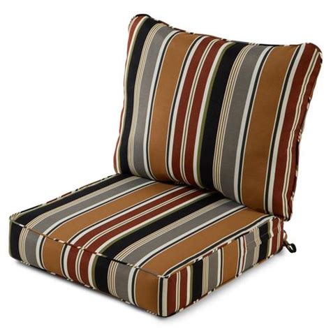 Greendale Home Fashions 2-Piece Brick Deep Seat Patio Chair Cushion at Lowes.com