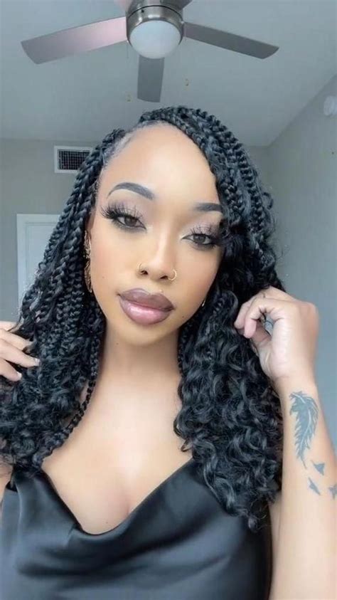 Pin on boho box braids