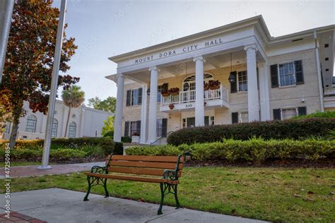 City Hall in downtown Mount Dora, Florida Stock Photo | Adobe Stock