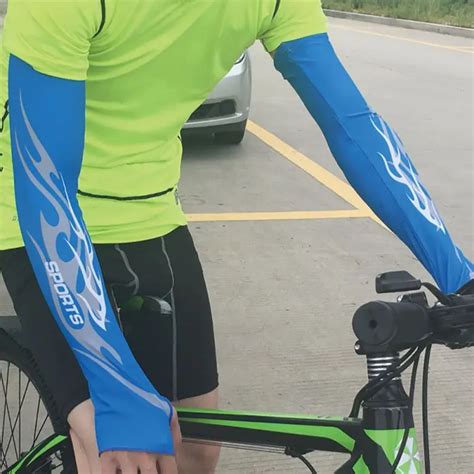 Summer Ridding Arm Sleeves Sunscreen Cycling Sleeves Arm warmer Bike ...