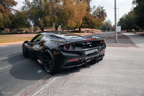 Black Ferrari F8 Tributo - Brixton Forged™