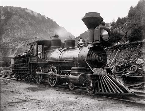 Canadian Pacific Steam Locomotive Columbia C. 1885 Photograph by Daniel ...