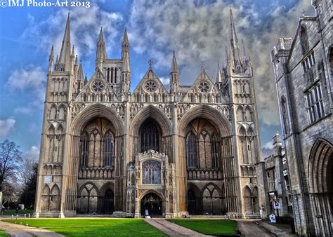 Peterborough Cathedral, Cambridgeshire, England built 1118-1237 ...