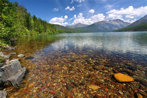 Discover the Grandness and Range of Montana | Pebble shore lake ...