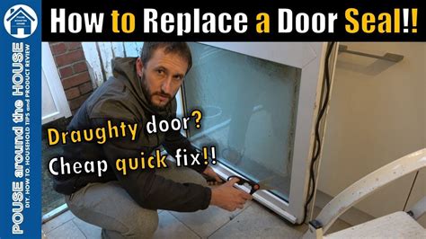 How to fit & replace a door seal. uPVC door seal replacement. Stormguard window & door rubber seal.