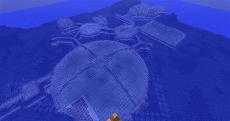 Awesome underwater dome | Minecraft dome, Minecraft underwater, Minecraft