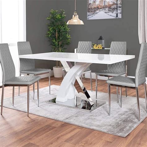 Comedor Juego De 6 Sillas De Comedor Milan Modernas Y Elegantes mesa De ...