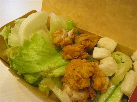 Davao Food: One Plate At a Time: KFC Chicken Salad with Asian Dressing