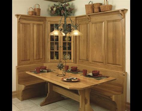 amish corner kitchen table with booth | Diner Booths : Kitchen Booths, Retro Booth, Corner, L ...