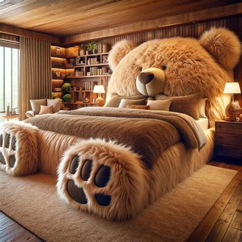 Teddy Bear Shaped Bed: Cuddly Comfort and Sweet Dreams in Every Curve ...