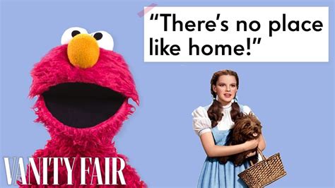 The Cast of Sesame Street Reads Famous Movie Quotes | Vanity Fair | Famous movie quotes, Sesame ...