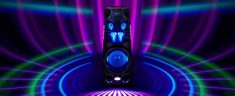 Sony MHC-V83D High Power Bluetooth® Party Speaker with omnidirectional party sound and lights ...