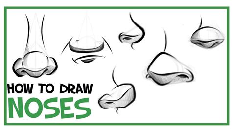 How To Draw Noses: CARTOONING 101 #5 - YouTube